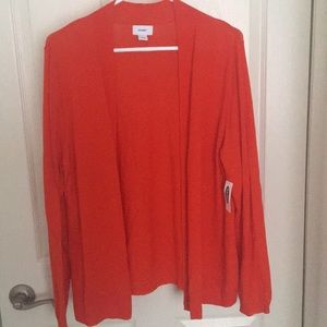 NWT Old Navy Cardigan (Orange) - Sz XL